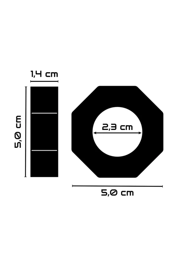 Super Flexibel Beständiger Ring 5cm Pr10 Klar von Powering kaufen - Fesselliebe