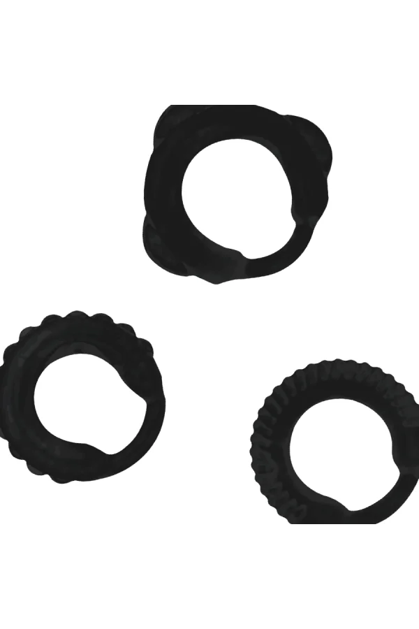 C-Ring-Set Schwarz von Addicted Toys