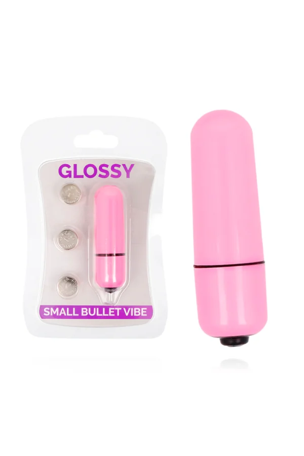 Kleiner Bullet Vibrator dunkelrosa von Glossy kaufen - Fesselliebe