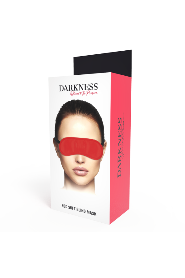 Gerade Rote Maske von Darkness Bondage kaufen | Fesselliebe