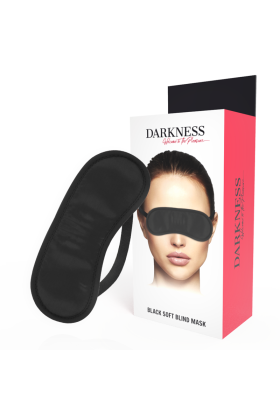 Gerade Schwarze Maske von Darkness Bondage kaufen | Fesselliebe