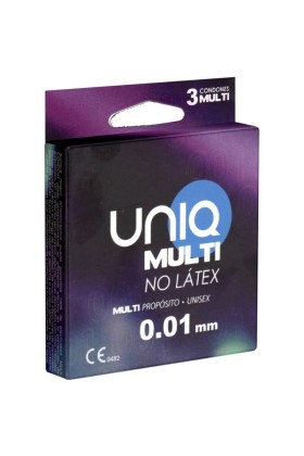 Multi Latexfreie Kondome 3 Stück von Uniq kaufen | Fesselliebe