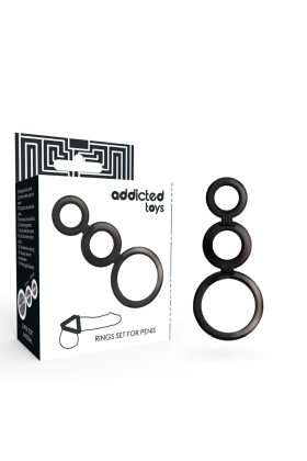 Ringset für Penis - Geruchert von Addicted Toys kaufen | Fesselliebe