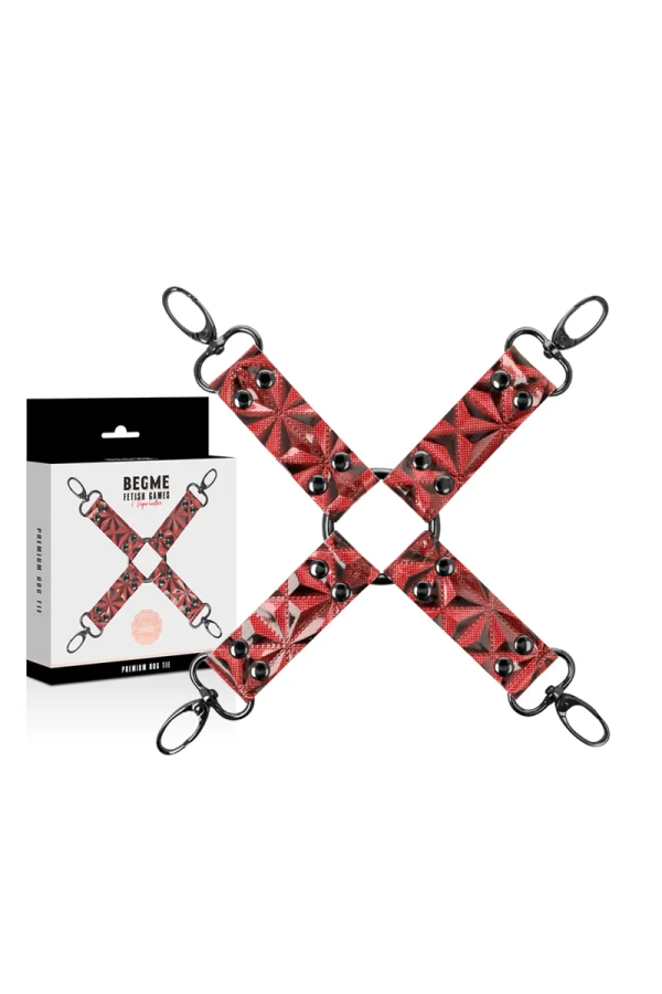 Vegane Kunstleder-Hog-Tie von Begme Red Edition kaufen - Fesselliebe