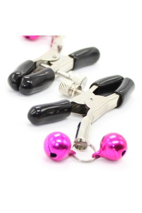 Nippelklemmen mit Rosa Glocke von Ohmama Fetish kaufen | Fesselliebe
