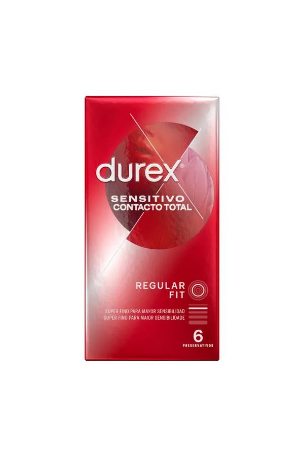 Kondome Sensitive Total Contact 6 Stück von Durex Condoms kaufen - Fesselliebe