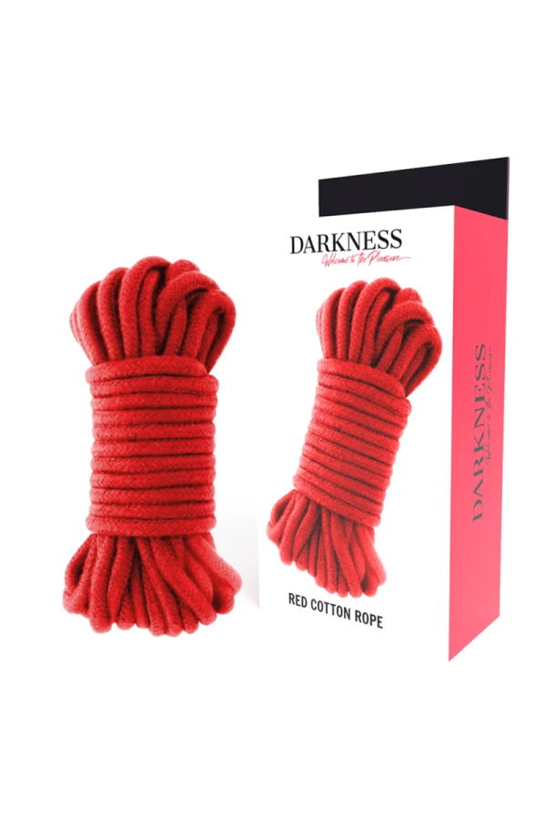 Japanisches Seil 5 M Rot von Darkness Bondage