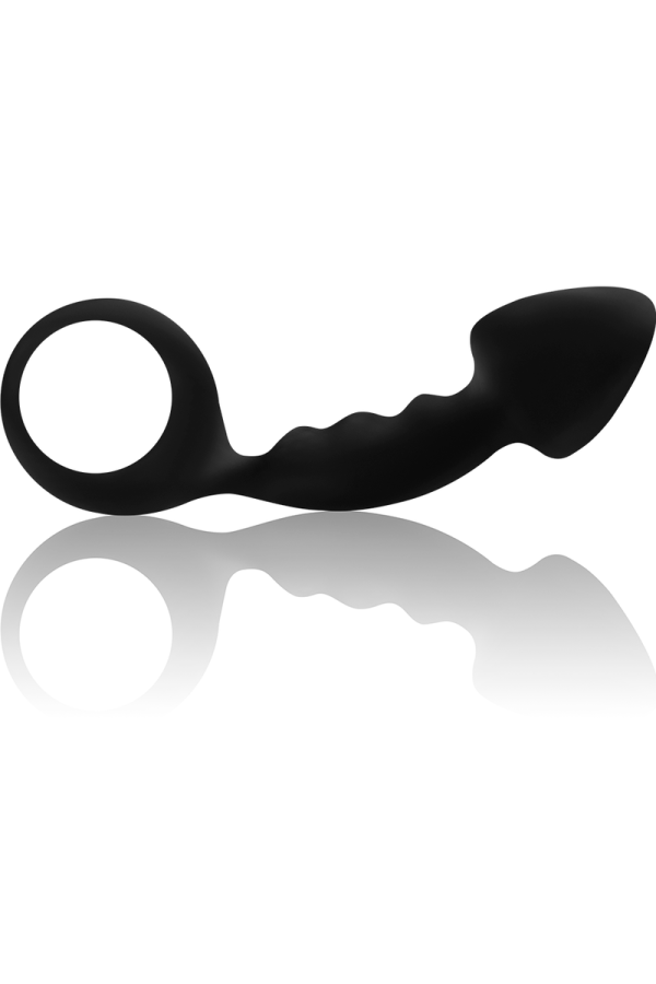 Gerippter Analplug mit Ring von Ohmama Anal kaufen | Fesselliebe