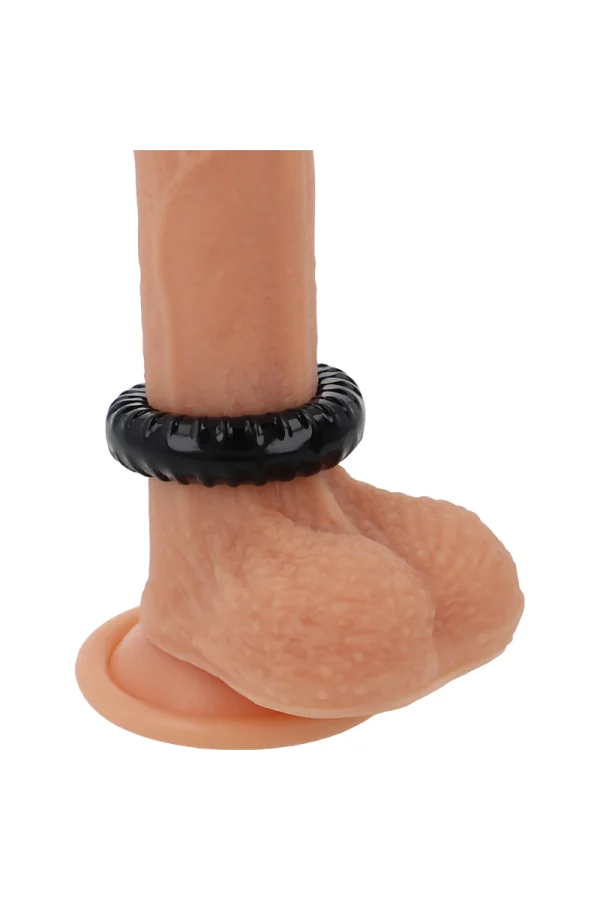 Super Flexibel und Widerstandsfähig Penis Ring 4.5cm Pr07 Schwarz von Powering kaufen - Fesselliebe