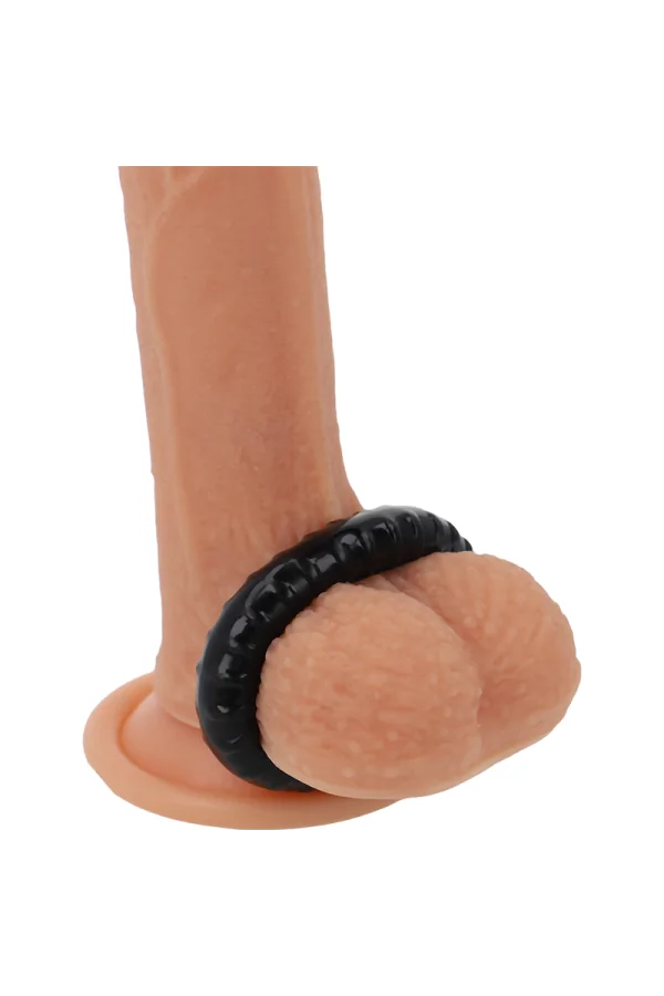 Super Flexibel und Widerstandsfähig Penis Ring 4.5cm Pr07 Schwarz von Powering kaufen - Fesselliebe