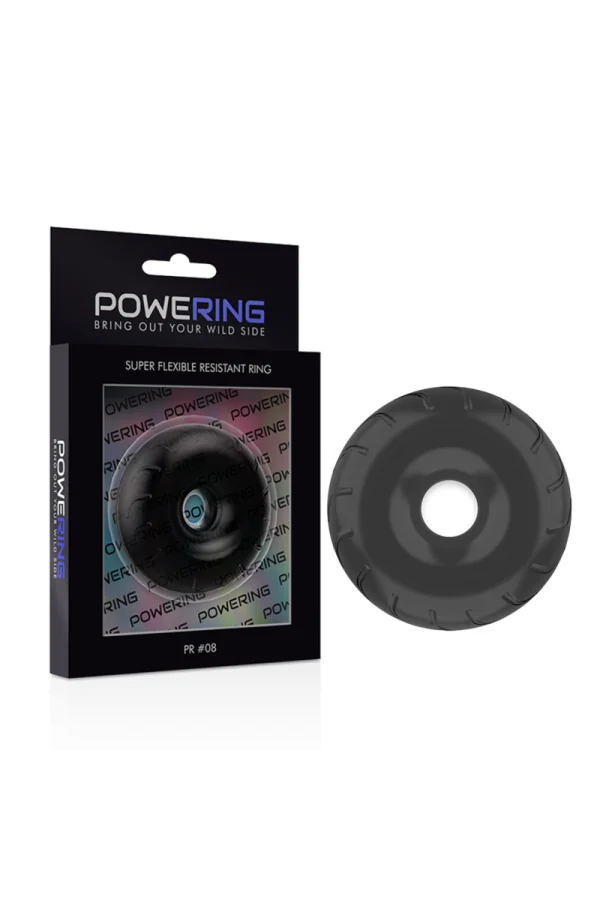 Super Flexibel Beständiger Ring 5cm Pr08 Schwarz von Powering kaufen - Fesselliebe