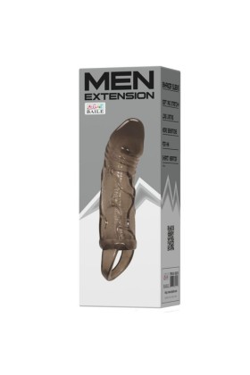 Penis Extender Cover mit Gurt für Hoden Schwarz 13.5 cm von Baile For Him kaufen | Fesselliebe