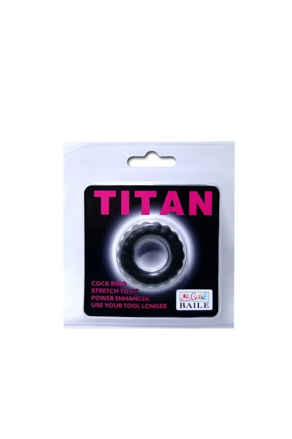 Titan Penisring Schwarz 2cm von Baile For Him kaufen - Fesselliebe