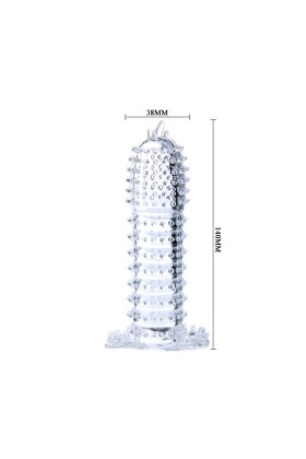 Penishülle mit Transparenten Reizpunkten 14 cm von Baile For Him kaufen | Fesselliebe