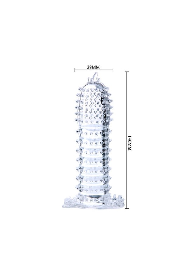 Penishülle mit Transparenten Reizpunkten 14 cm von Baile For Him kaufen | Fesselliebe