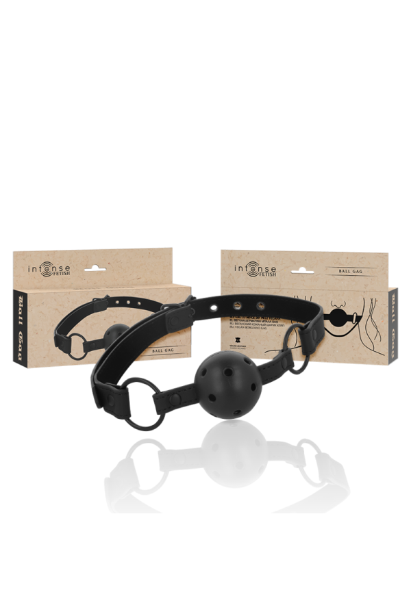 Fetish Ballknebel aus Veganem Leder von Intense Fetish kaufen | Fesselliebe