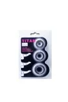 Titan Set 3pcs Penisring Schwarz 2.8 + 2.4 + 1.9 Cm von Baile For Him kaufen - Fesselliebe