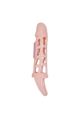 Penis Extender Cover mit Vibration und Natürlichem Gurt 13.5 cm von Baile For Him kaufen | Fesselliebe