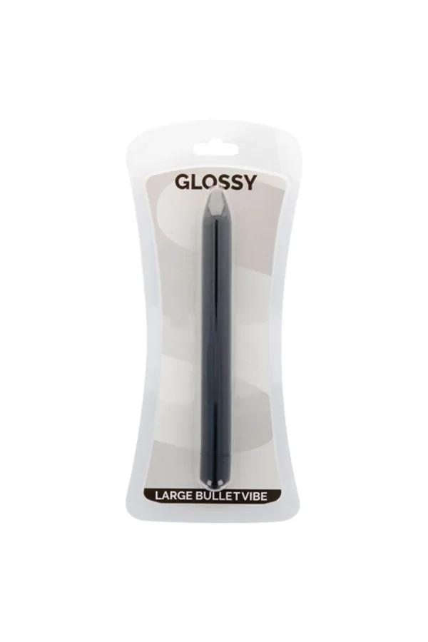 Schlanker Vibrator Schwarz von Glossy