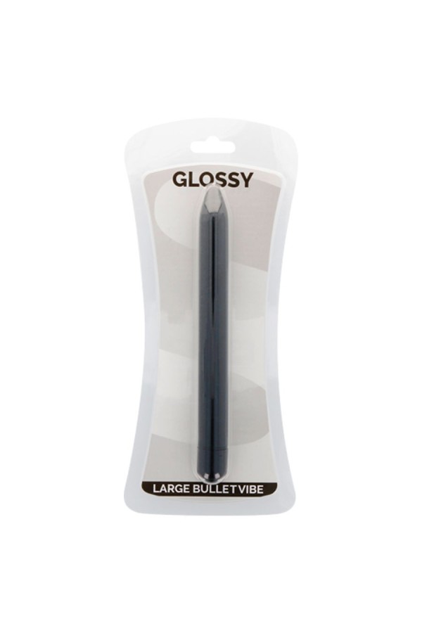 Schlanker Vibrator Schwarz von Glossy kaufen | Fesselliebe
