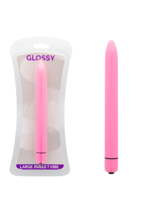 Schlanker Vibrator Deep Rose von Glossy kaufen | Fesselliebe