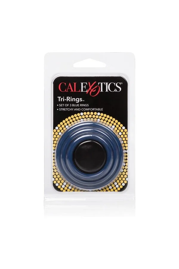 Calex Tri-Ringe Blau von California Exotics kaufen - Fesselliebe