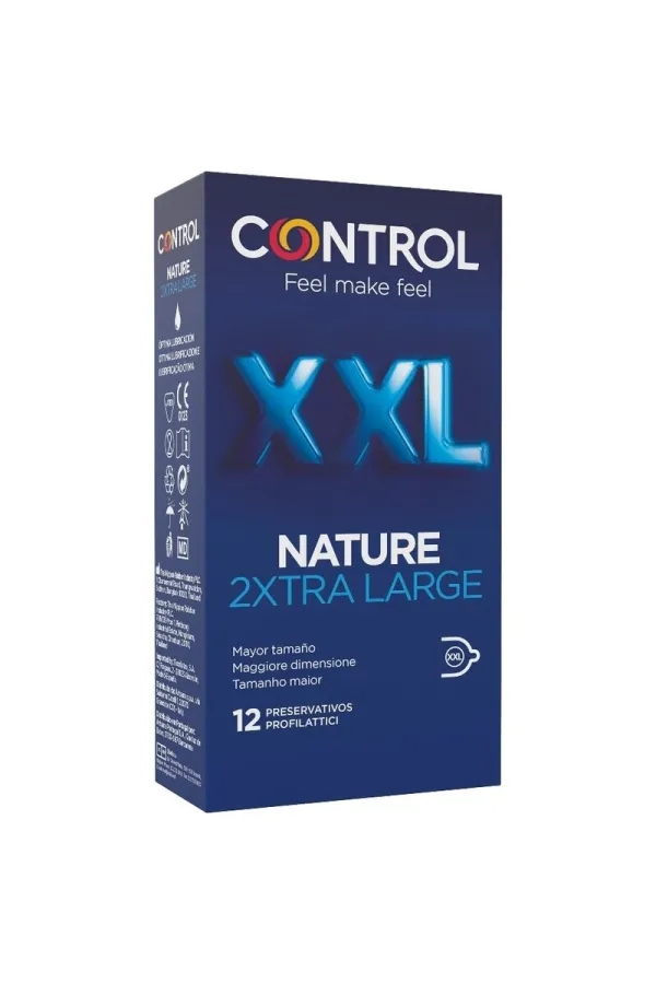 Natur 2xtra Large Xxl Kondome - 12 Stück von Control Condoms kaufen - Fesselliebe