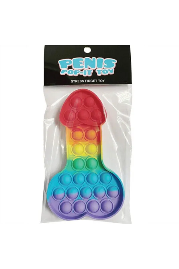 Mehrfarbiges Pop-It-Penis-Anti-Stress-Spielzeug von Kheper Games kaufen - Fesselliebe