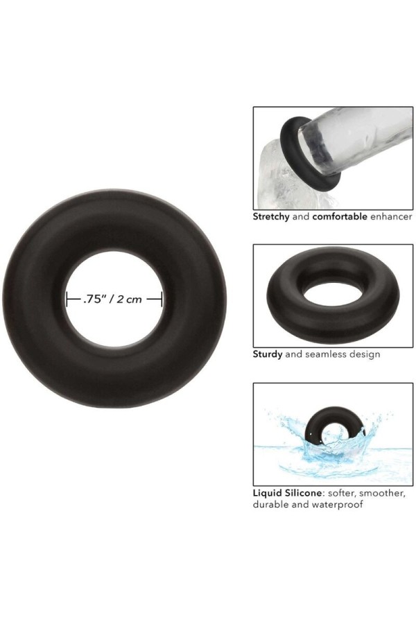 Alpha Prolong Medium Ring Schwarz von Calexotics kaufen | Fesselliebe