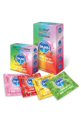 Condom Flavours 12 Pack von Skins kaufen | Fesselliebe