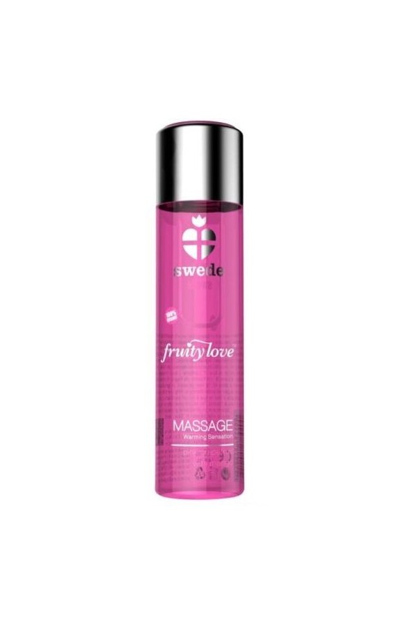 Fruity Love Massageöl mit Wärmendem Effekt, Rosa Grapefruit mit Mango 60 ml von Swede kaufen | Fesselliebe
