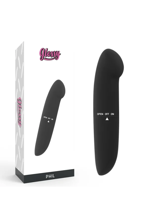 Phil Vibrator Schwarz von Glossy kaufen - Fesselliebe