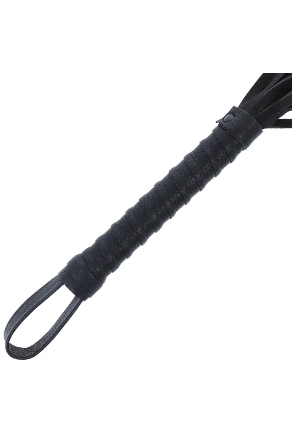 Schwarzer Flogger von Darkness Sensations kaufen - Fesselliebe