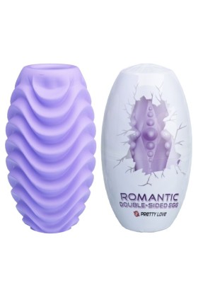 Doppelseitiges Lila Masturbator-Ei von Pretty Love Male kaufen | Fesselliebe