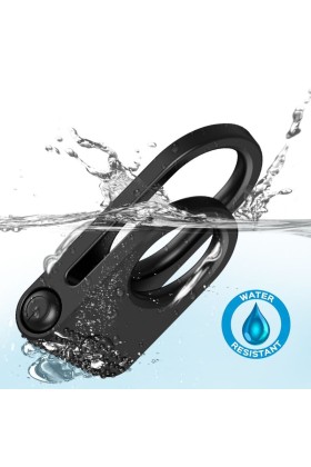 Twins Doppel-Vibratorring für Paare Schwarz von Armony For Him kaufen | Fesselliebe