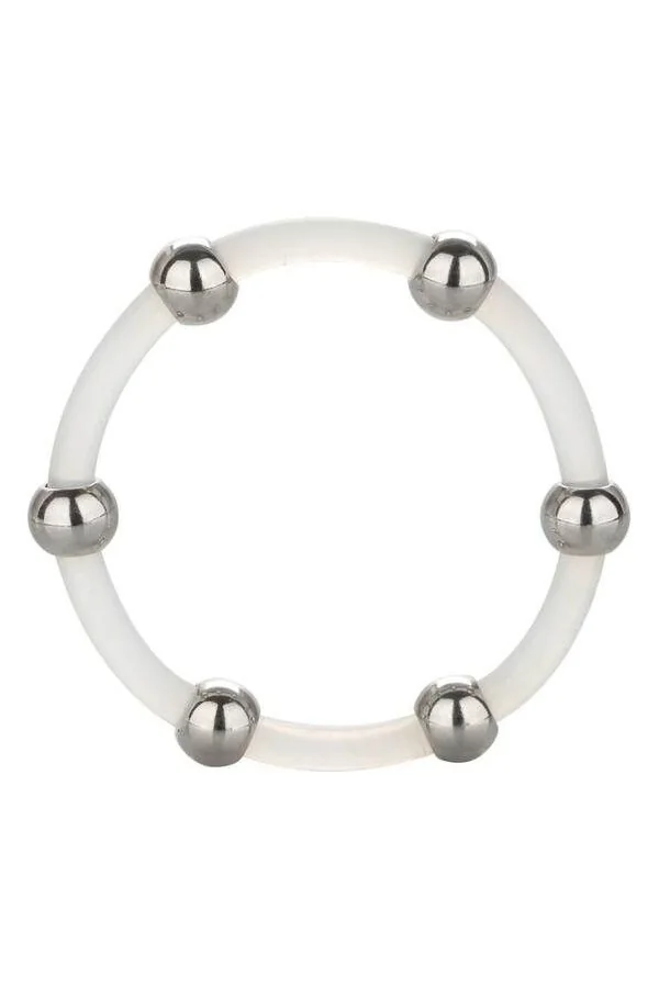 Calex Steel Beaded Silikon Ring Xl von California Exotics kaufen - Fesselliebe