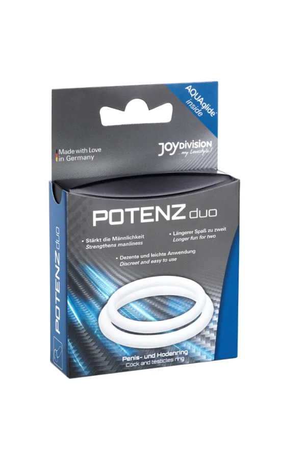 Potenz Duo Ringe Mittel weiss von Joydivision kaufen - Fesselliebe