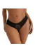 SUBBLIME - PANTY AUS BLUMENSPITZE MIT TRGERDETAIL SCHWARZ L/XL