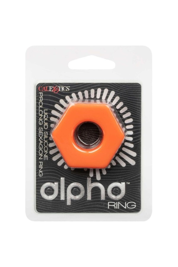 Alpha Prolong Sexagon Ring Orange von Calexotics kaufen | Fesselliebe
