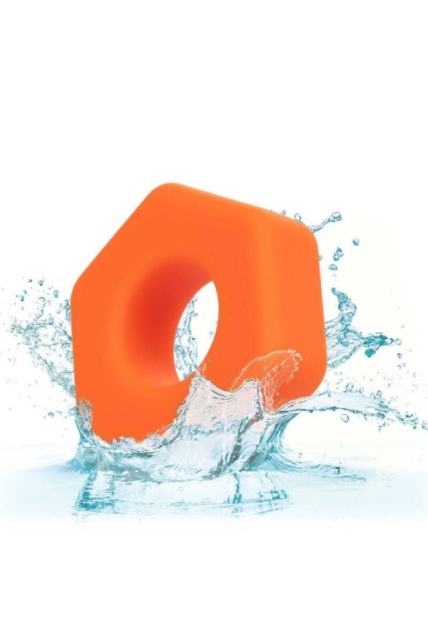 Alpha Prolong Sexagon Ring Orange von Calexotics kaufen | Fesselliebe
