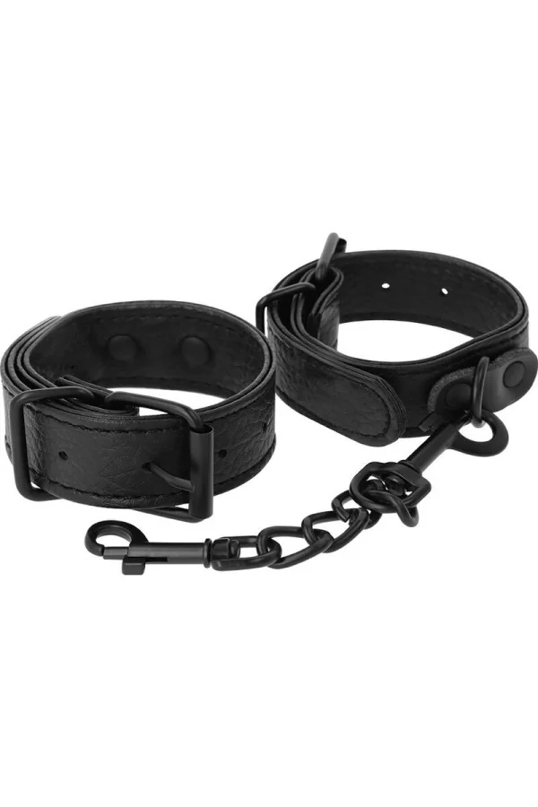 Breite, Dünne Texturierte Handschellen von Darkness Bondage kaufen - Fesselliebe