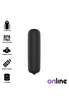 Schwarze Mini-Vibrationskugel von Online