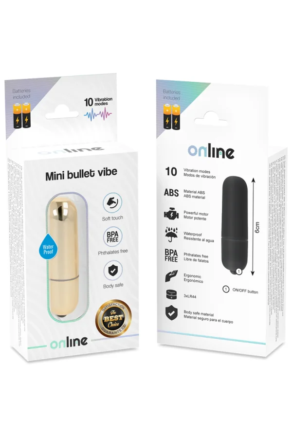 Mini Bullet Vibe - Gold von Online kaufen - Fesselliebe