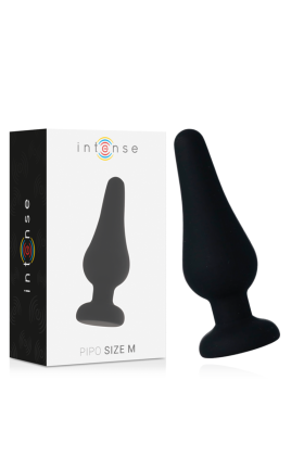 Analplug Pipo M Schwarzes Silikon 11 cm von Intense Anal Toys kaufen | Fesselliebe