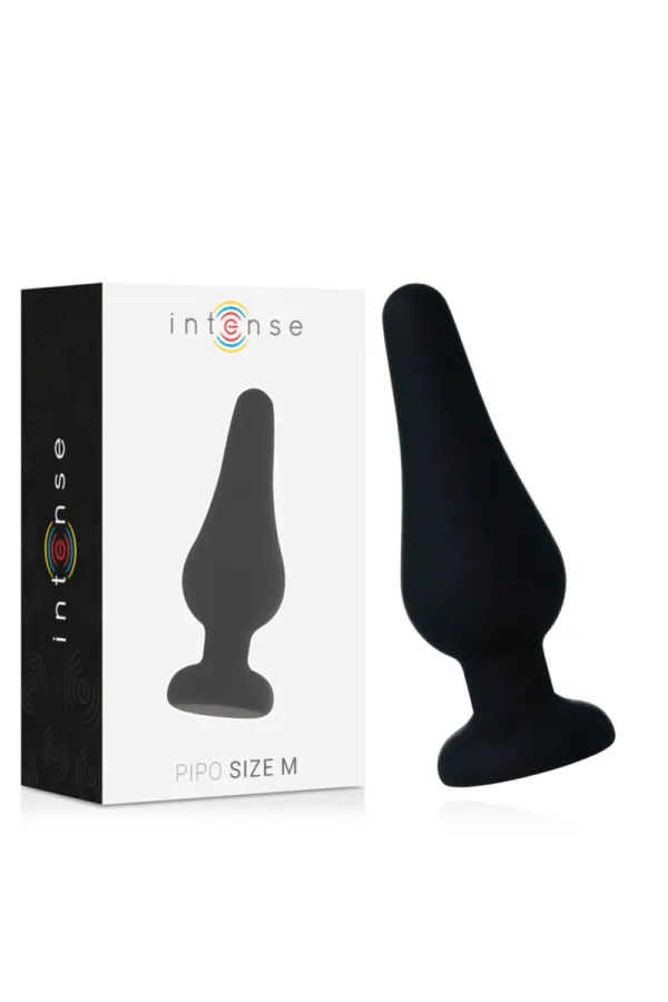 Analplug Pipo M Silikon Schwarz 11 Cm von Intense Anal Toys kaufen - Fesselliebe