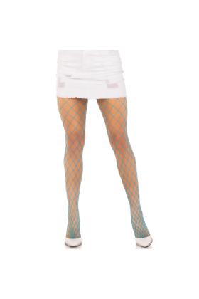 Diamond-Netzstrumpfhose Blau von Leg Avenue Hosiery kaufen | Fesselliebe