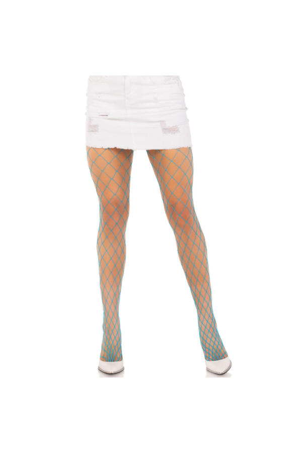 Diamond-Netzstrumpfhose Blau von Leg Avenue Hosiery kaufen | Fesselliebe