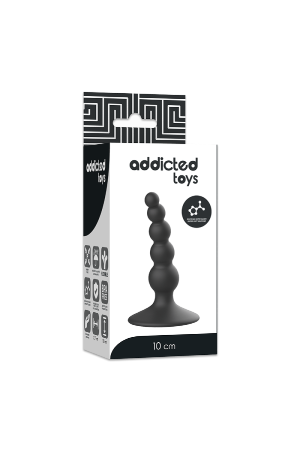 Anal Sexueller Stecker 10 cm Schwarz von Addicted Toys kaufen | Fesselliebe
