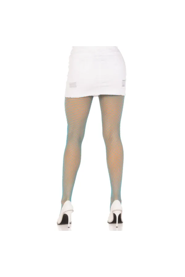 Lycra-Netzstrumpfhose Blau von Leg Avenue Hosiery