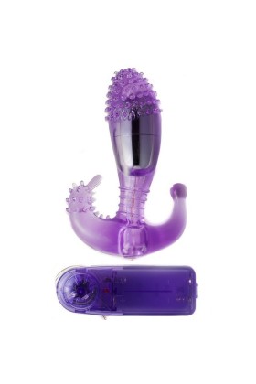 Fliederfarbener Vaginal und Analstimulator mit Vibration von Baile kaufen | Fesselliebe
